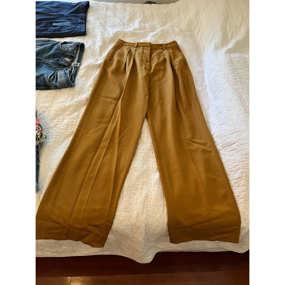 Rebecca Taylor High Waist Wool Trousers
